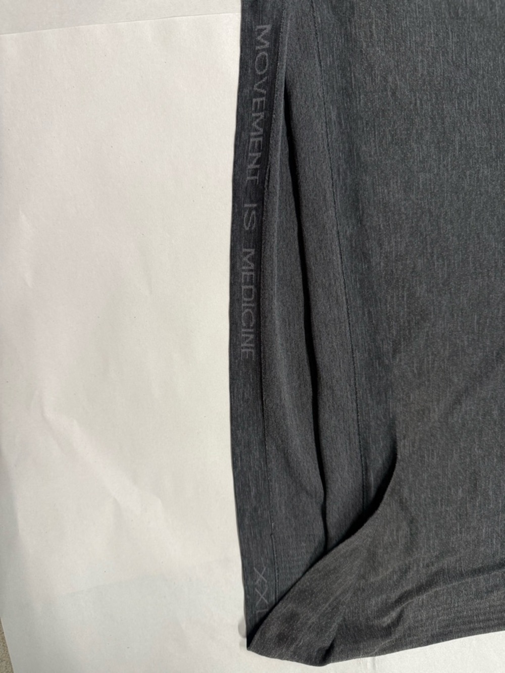 Lululemon Shirt Mens XXL Charcoal Metal Vent Tech Short Sleeve Workout Running - Picture 3 of 6